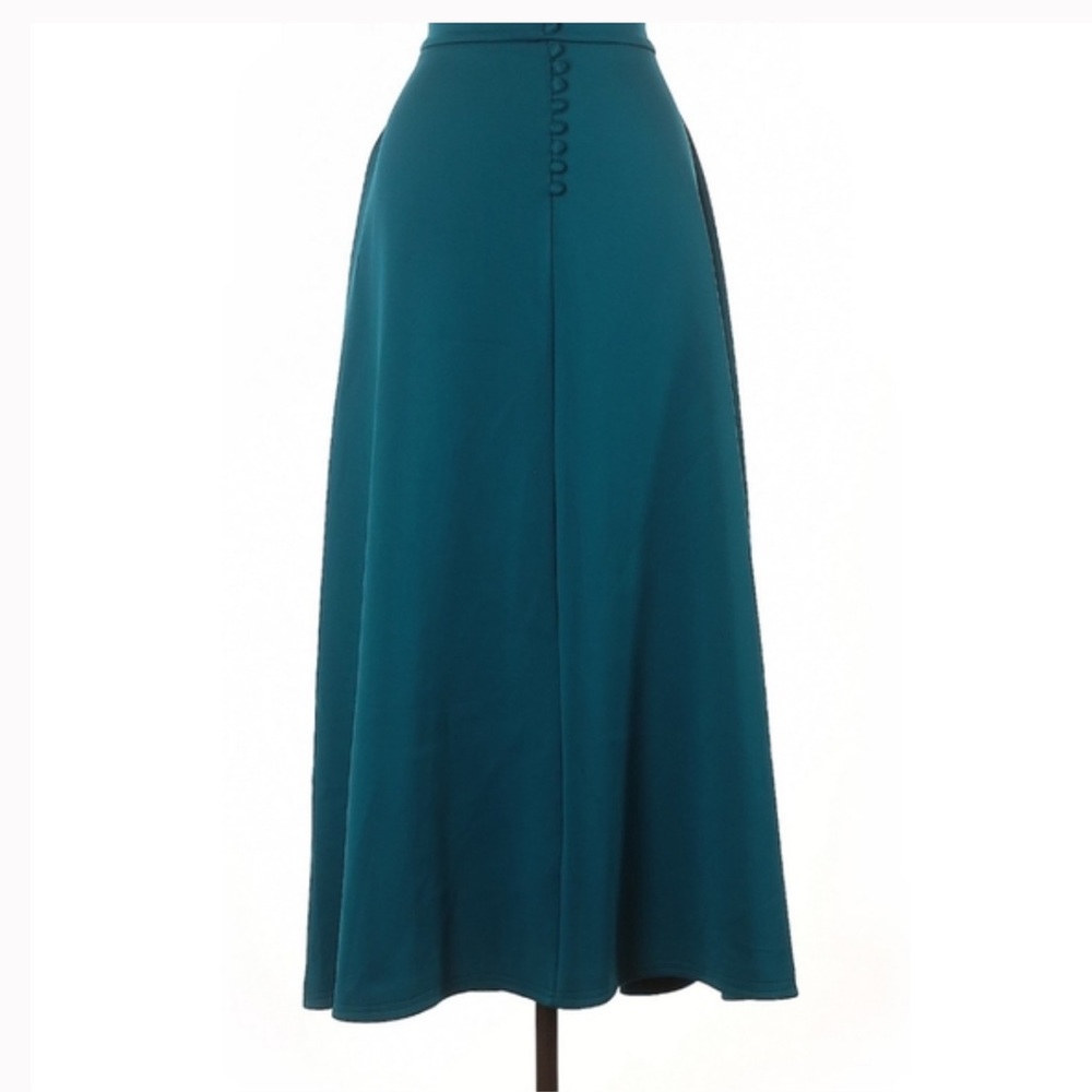 ASOS Teal Maxi Skirt with Button Detail – Brand New!